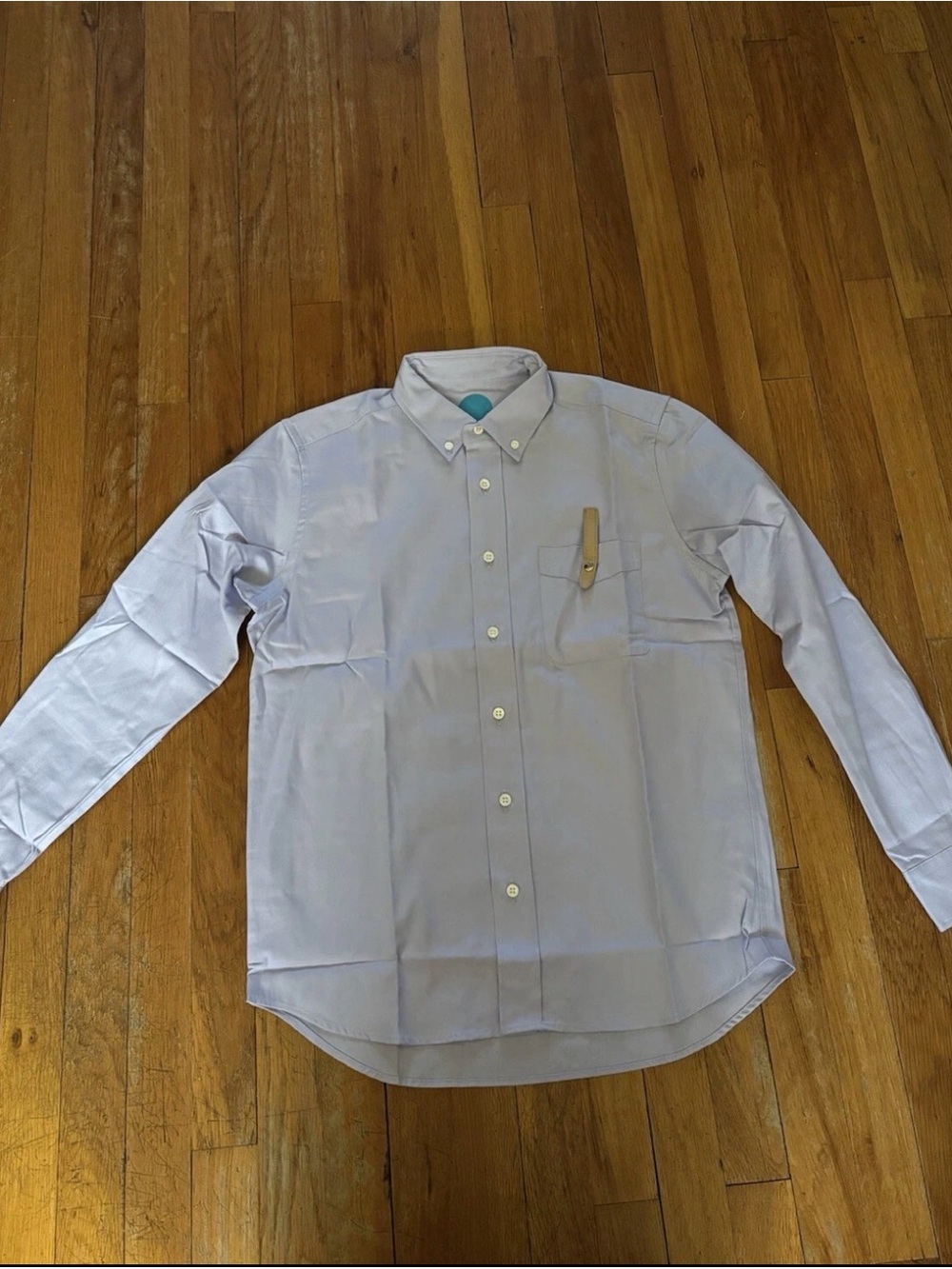 Kenneth Cappello x 3125c Dress Shirt Button Up Light Blue Size Small NWOT